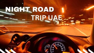 Night Road Trip UAE