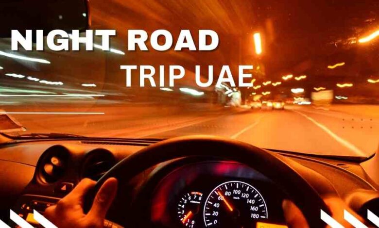 Night Road Trip UAE