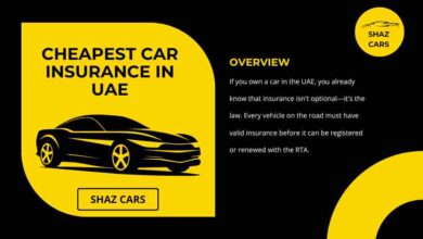 Cheapest Car Insurance in UAE