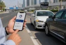Car accident UAE 2026 procedure police report insurance guide