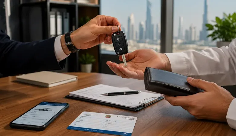 Car ownership transfer Dubai 2026 RTA guide key handover