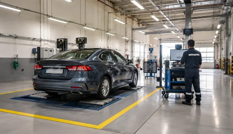 Tasjeel vehicle inspection Dubai 2026 RTA car passing centre
