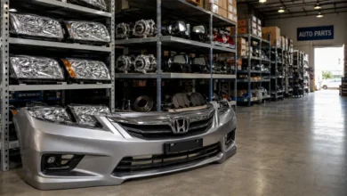 honda used spare parts Mussafah Abu Dhabi warehouse interior
